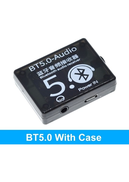 Mini Bluetooth 5.0 Dekoder Kurulu Ses Alıcısı Bt5.0 Pro Mp3 Kayıpsız Çalar Kablosuz Stereo Müzik Amplifikatör Modülü ile Kılıf (Yurt Dışından)