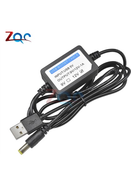 USB Dönüştürücü Dc 5V Dc 9V/12V 1A USB Şarj Güç Boost Yükseltme Kablosu Yükseltme Adaptör Kablosu Boost Trafo Bileşeni ile (Yurt Dışından)