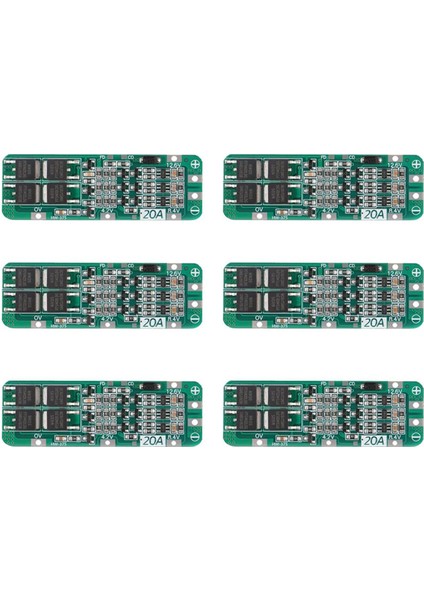 Adet 3s 20A Bms 18650 Li-Ion Lityum Şarj Modülü Bms Koruma Levhası 11.1V 12V 12.6V Modülü (Yurt Dışından)