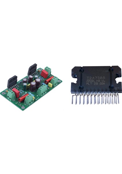 2pcs Montajlı 68W+68W Hifi LM3886TF Stereo Amplifikatör TDA7388 Amplifikatör Ses Amplifikatörü (Yurt Dışından)