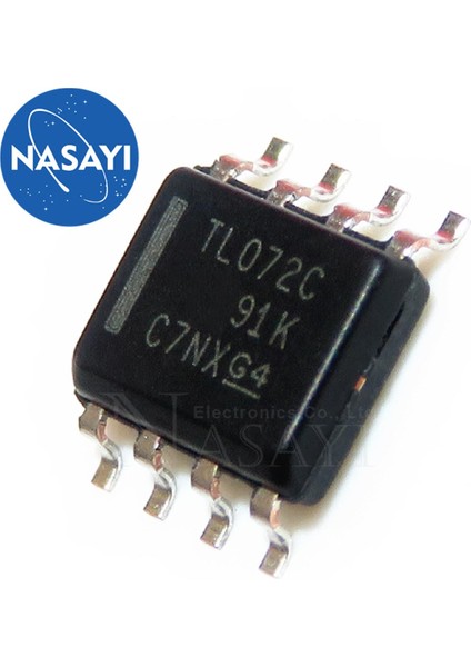 10 Adet TL072CDR TL072C Sop-8 (Yurt Dışından)