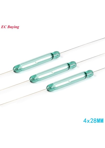 100 Adet Küçük Indükleme Anahtarı 4*28MM Manyetik Kontak Anahtarı Sensörü Normalde Açık Dıy 4X28MM Hayır (Yurt Dışından)