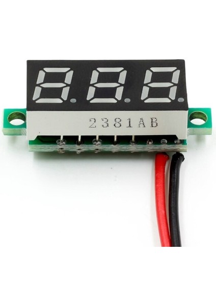 0.28 Inç 2.5V-40V Mini Dijital Voltmetre Gerilim Test Cihazı Metre LED Ekran Elektronik Parça Aksesuarları Dijital Voltmetre (Yurt Dışından) modelleri