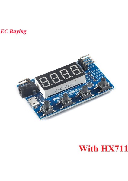 HX711 Yük Hücresi Ad Ağırlık Basınç Sensörü Ad Modülü Ekranlı 24-Bit Tartı Cihazı Elektronik Terazi 1kg 5kg 10KG 20KG (Yurt Dışından)