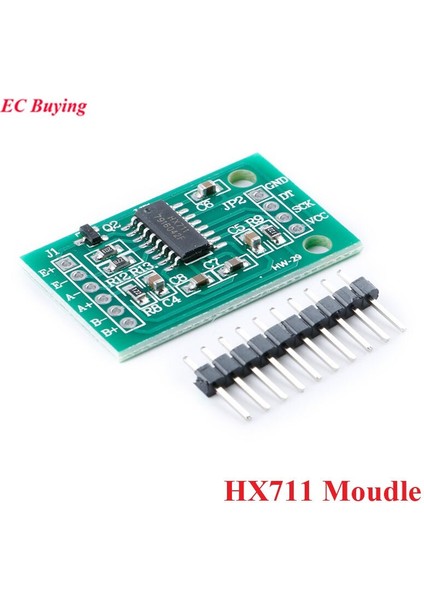 HX711 Yük Hücresi Ad Ağırlık Basınç Sensörü Ad Modülü Ekranlı 24-Bit Tartı Cihazı Elektronik Terazi 1kg 5kg 10KG 20KG (Yurt Dışından)