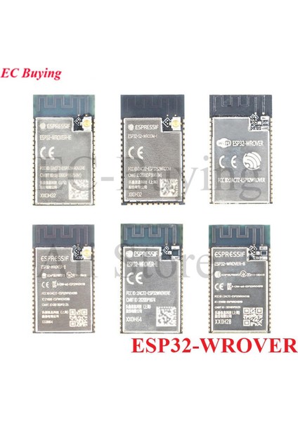 Adet ESP32-WROVER ESP32 Esp-32 4mb 8mb 16MB Wifi Kablosuz Modülü Esp 32 ESP32-WROVER-I -Ib -B -Ie -E Wifi Ipex Akıllı Ev (Yurt Dışından)