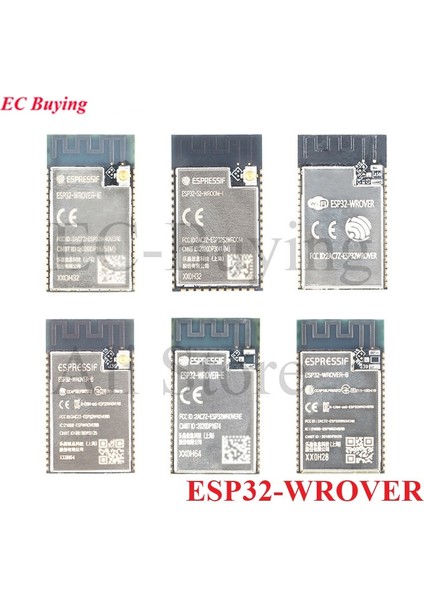 Adet ESP32-WROVER ESP32 Esp-32 4mb 8mb 16MB Wifi Kablosuz Modülü Esp 32 ESP32-WROVER-I -Ib -B -Ie -E Wifi Ipex Akıllı Ev (Yurt Dışından)