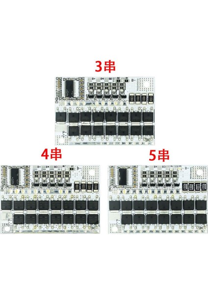 3s 4s 5s Bms 12V 21V 100A Lmo Üçlü Koruma Devre Kartı Li-Polimer (Yurt Dışından)