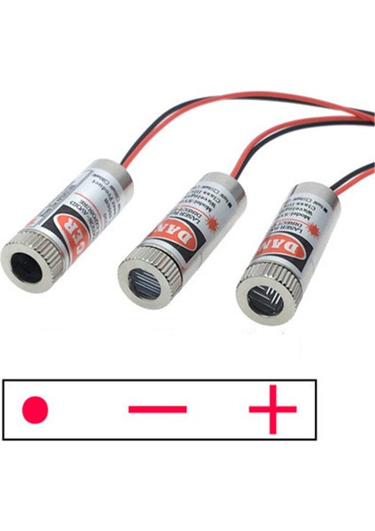 650NM 5mw Ayarlanabilir Lazer Kafası Kırmızı Nokta/çizgi/çapraz Lazer Modül Kafası Cam Lens Odaklanabilir Endüstriyel Sınıf 3V 5V (Yurt Dışından)