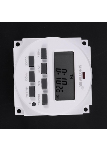 Flyeer Sinotimer TM618H-2 220V Ac Dijital Zaman Anahtarı Çıkış Gerilimi 220V 7 Gün Haftalık Programlanabilir Zamanlayıcı Anahtarı Işıklar Için Uygulama (Yurt Dışından)