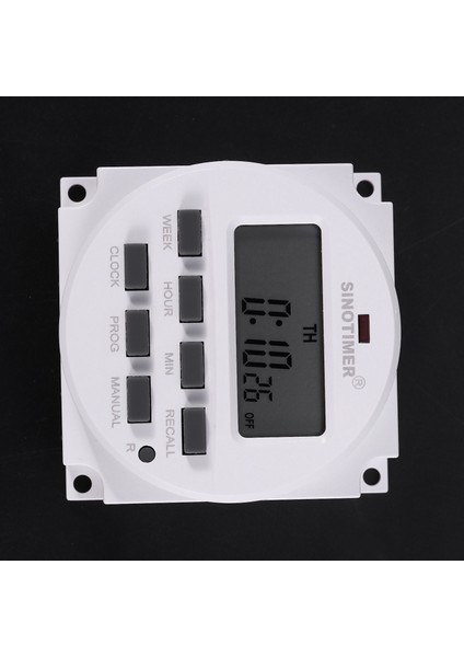 Flyeer Sinotimer TM618H-2 220V Ac Dijital Zaman Anahtarı Çıkış Gerilimi 220V 7 Gün Haftalık Programlanabilir Zamanlayıcı Anahtarı Işıklar Için Uygulama (Yurt Dışından)