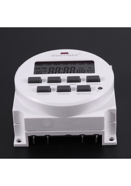 Flyeer Sinotimer TM618H-2 220V Ac Dijital Zaman Anahtarı Çıkış Gerilimi 220V 7 Gün Haftalık Programlanabilir Zamanlayıcı Anahtarı Işıklar Için Uygulama (Yurt Dışından)