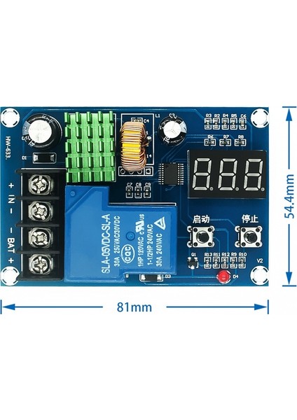 XH-M604 Şarj Cihazı Kontrol Modülü 6-60V Depolama Lityum (Yurt Dışından)
