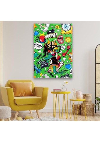 Çizgi Roman Afişi 2 Dikey Cam Tablo fırsatları