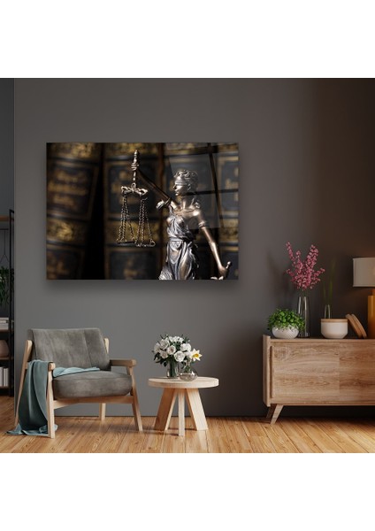 Themis Heykeli Yatay Cam Tablo fırsatları
