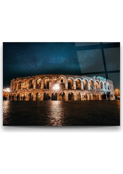Verona Arena Italya Yatay Cam Tablo fiyatları