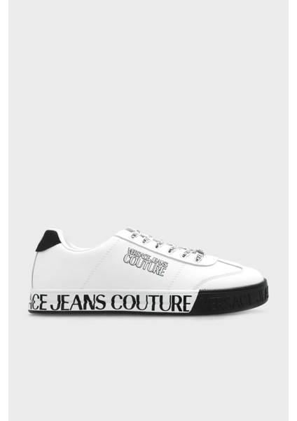 Versace Jeans Couture Deri Sneaker Ayakkabı Erkek Ayakkabı 76YA3SK6 ZPA56 003