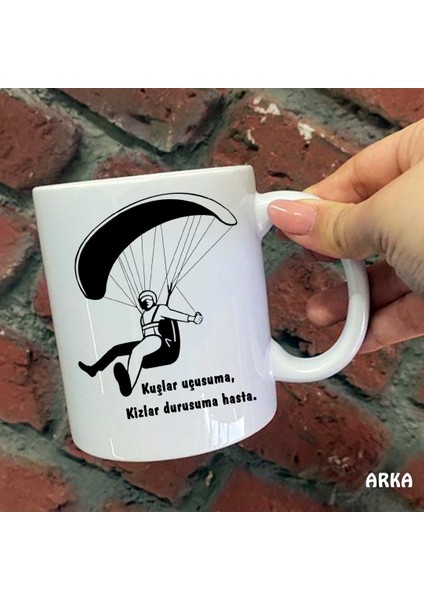 Size Özel Yamaç Paraşütü Seramik Baskılı Kupa Bardaklar fiyatları