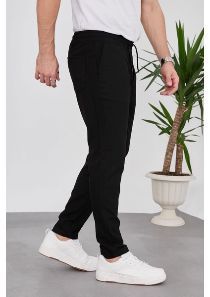 Bayaygun 4014 Duble Paça Joger Düz Pantolon_siyah fırsatları