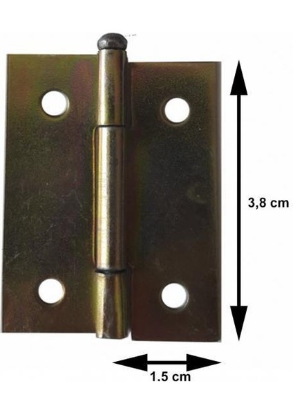 Yaprak Menteşe 1,5 cm - 9996669912895