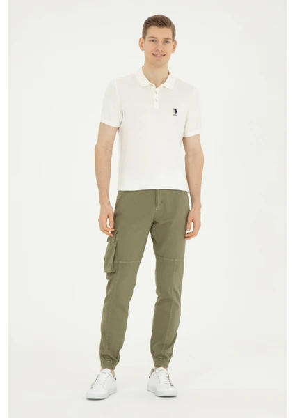 U.S. Polo Assn. Erkek Koyu Haki Pantolon (Kanvas-Chino) 50263815-VR111