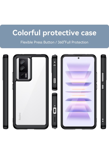 Xiaomi Mi Poco F5 Pro Darbeye Dayanıklı Telefon Kılıfı (Yurt Dışından)