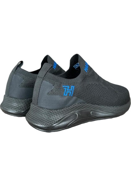 Kadın Triko Spor Ayakkabı SİYAH - MAVİ