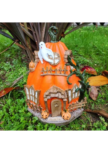 Halloween Bal Kabağı Ev Heykeli fırsatları
