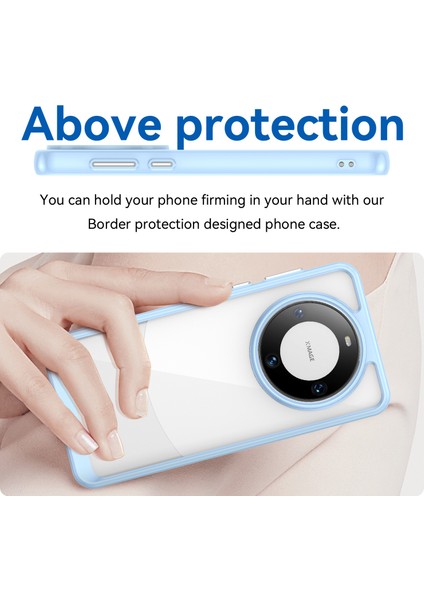 Huawei Mate 60 Pro Darbeye Dayanıklı Telefon Kılıfını Temizle (Yurt Dışından)