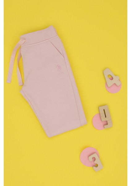 Kız Çocuk Toz Pembe Eşofman Altı 50272438-VR050