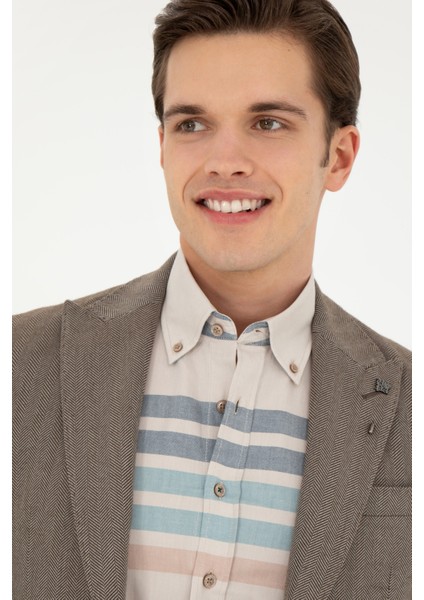 Erkek Kahverengi Ceket 50273341-VR029 fiyatları