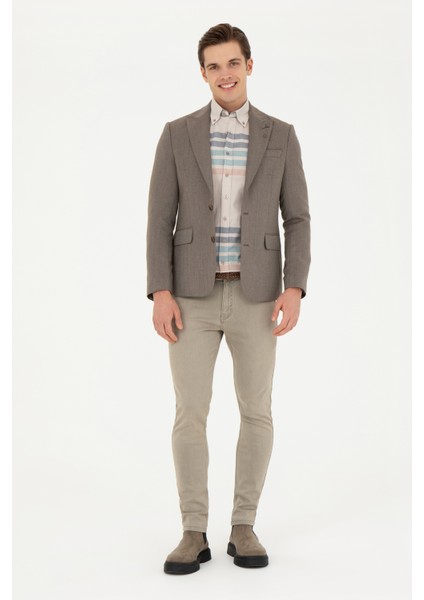 Erkek Kahverengi Ceket 50273341-VR029 fırsatları