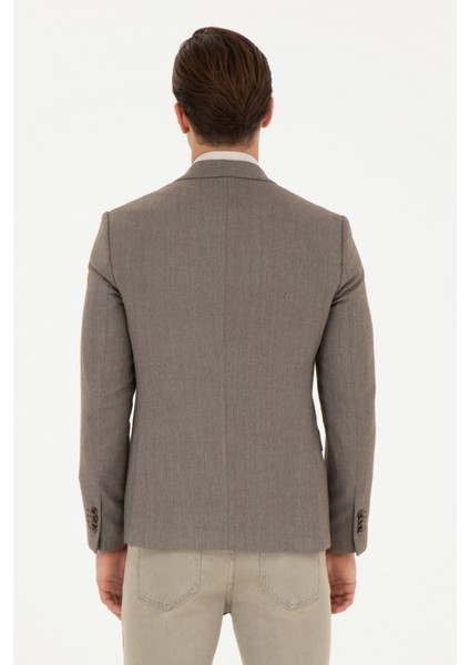 Erkek Kahverengi Ceket 50273341-VR029 indirimleri
