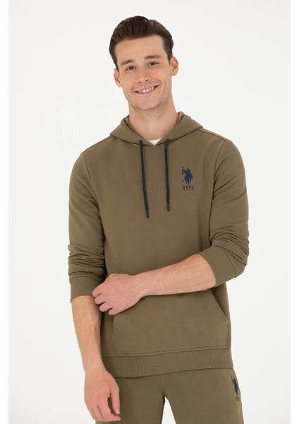 U.S. Polo Assn. Erkek Haki Sweatshirt 50269426-VR027