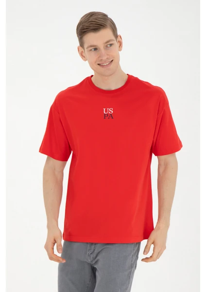 U.S. Polo Assn. Erkek Kırmızı T-Shirt 50289221-VR030