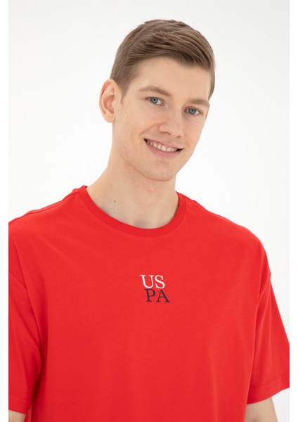 U.S. Polo Assn. Erkek Kırmızı T-Shirt 50289221-VR030