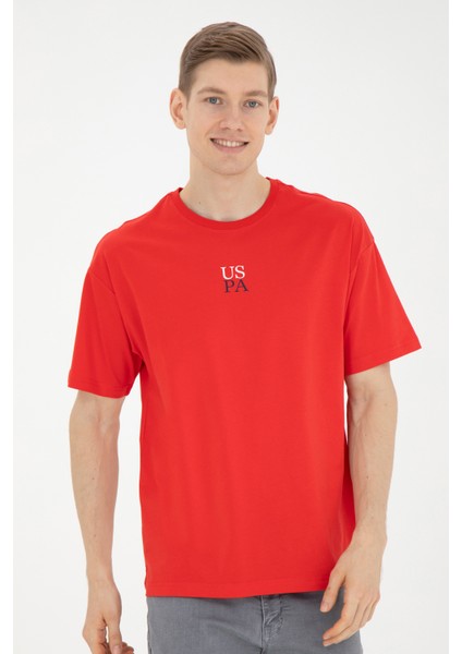 U.S. Polo Assn. Erkek Kırmızı T-Shirt 50289221-VR030