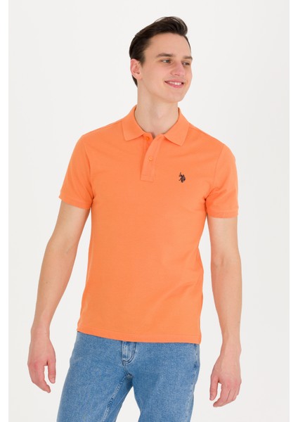 Erkek Turuncu Tişört Basic 50262933-VR051 modelleri