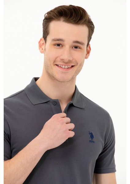 Erkek Antrasit Tişört Basic 50263238-VR006 modelleri