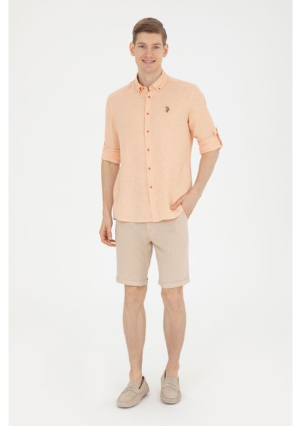 Erkek Kiremit Gömlek Desenli 50283423-VR031 fırsatları