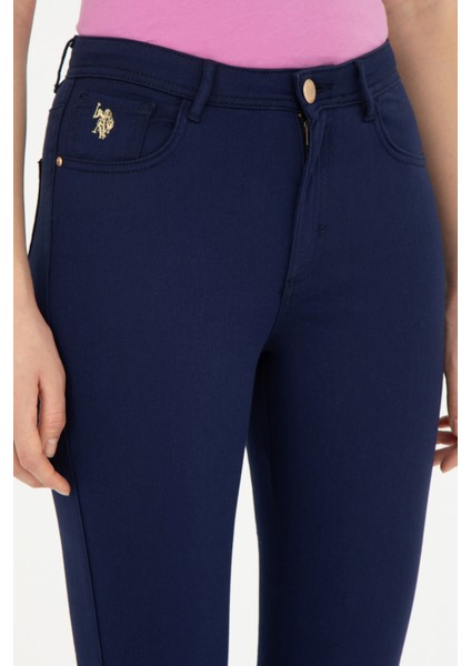 U.S. Polo Assn. Kadın Lacivert Pantolon (Kanvas-Chino) 50282402-VR033