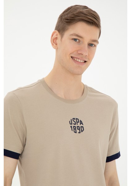 Erkek Açık Haki T-Shirt 50287047-VR183