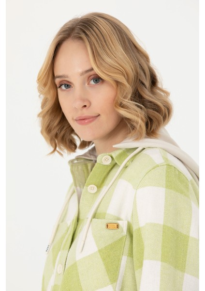 Kadın Fıstık Gömlek Desenli 50271448-VR087 fiyatları
