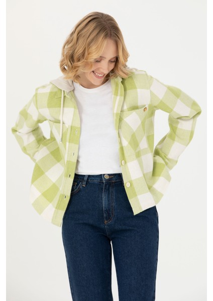 Kadın Fıstık Gömlek Desenli 50271448-VR087 modelleri