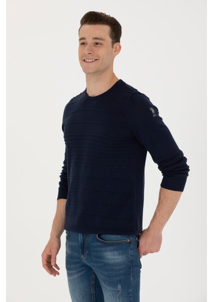 Erkek Lacivert Kazak /Triko 50272122-VR033 modelleri