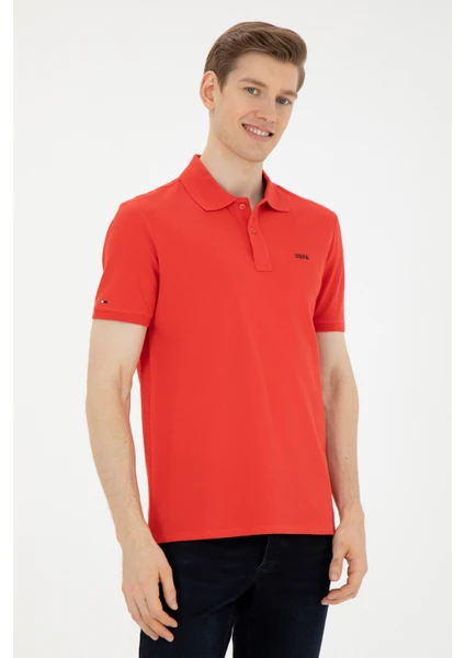 U.S. Polo Assn. Erkek Kırmızı Tişört Basic 50284641-VR030