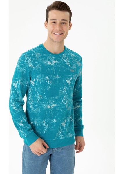 Erkek Petrol Sweatshirt 50270842-VR102 modelleri