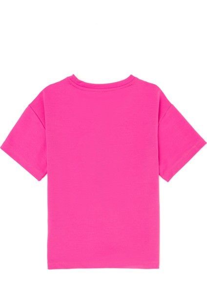 U.S. Polo Assn. Kız Çocuk Pembe T-Shirt 50265397-VR041