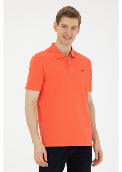 U.S. Polo Assn. Erkek Nar Çiçeği Tişört Basic 50284641-VR039