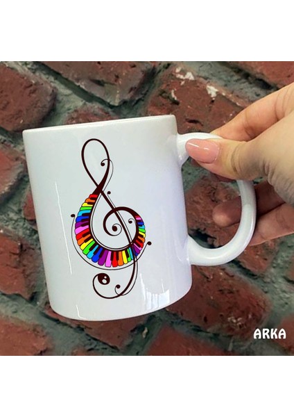 Size Özel Nota Seramik Baskılı Kupa Bardaklar fiyatları